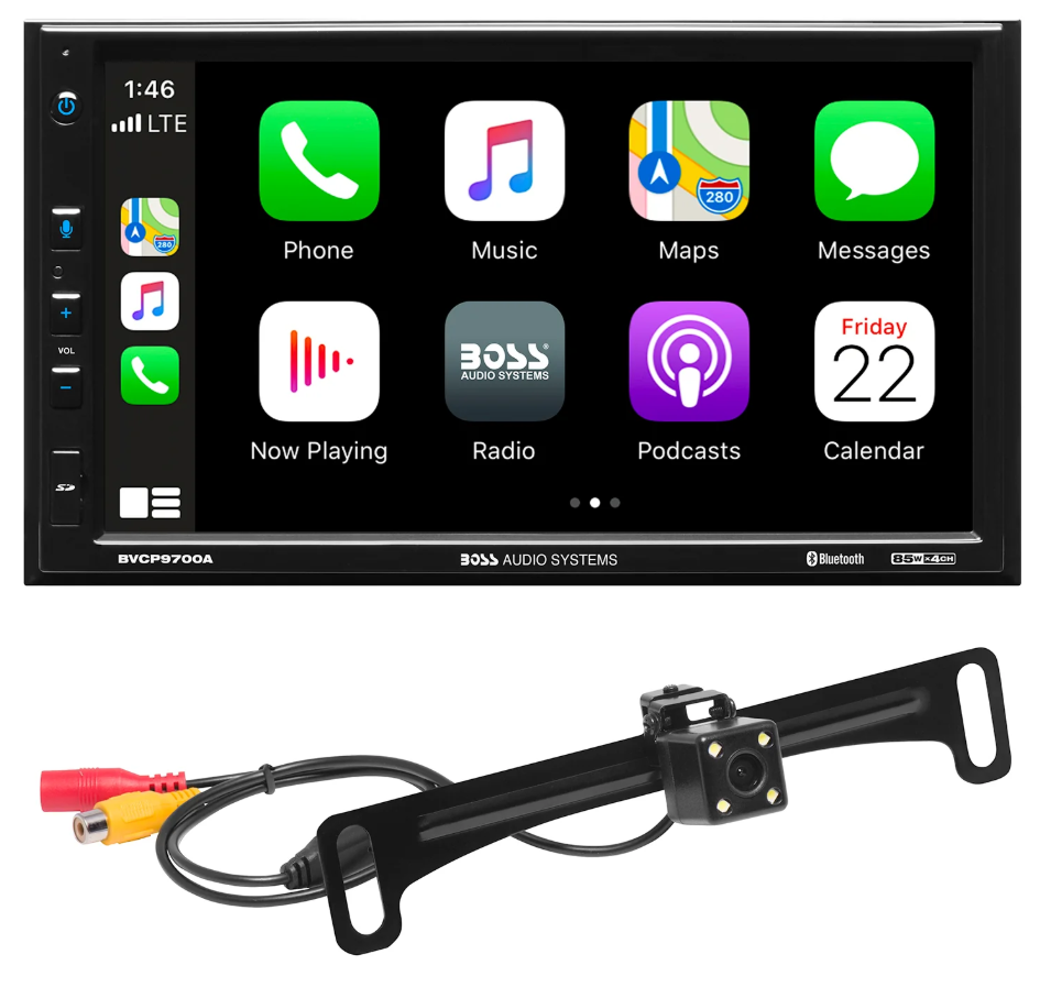 BOSS Audio Elite BVCP9700A  7" Touchscreen Car Stereo | Wireless Apple CarPlay & Android Auto