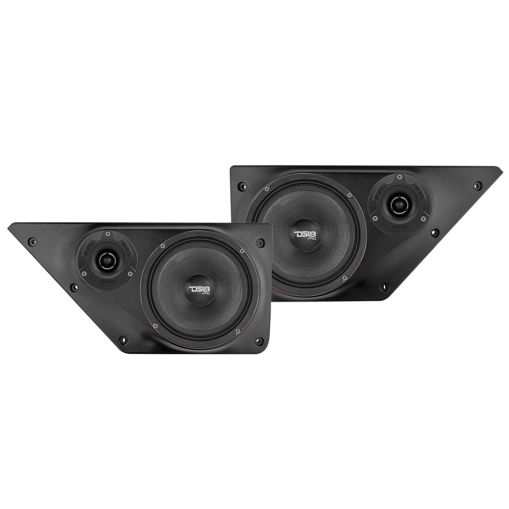 DS18 DS-BRO-FD-LR Ford Bronco 6th Gen Front Doors 6.5" Speaker and 3.8" Tweeter Panels