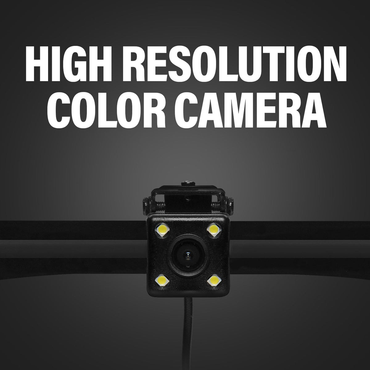 Boss Audio ELPC40B | Backup Camera – License Plate Mount, 170° Wide Angle, Low Light Visibility