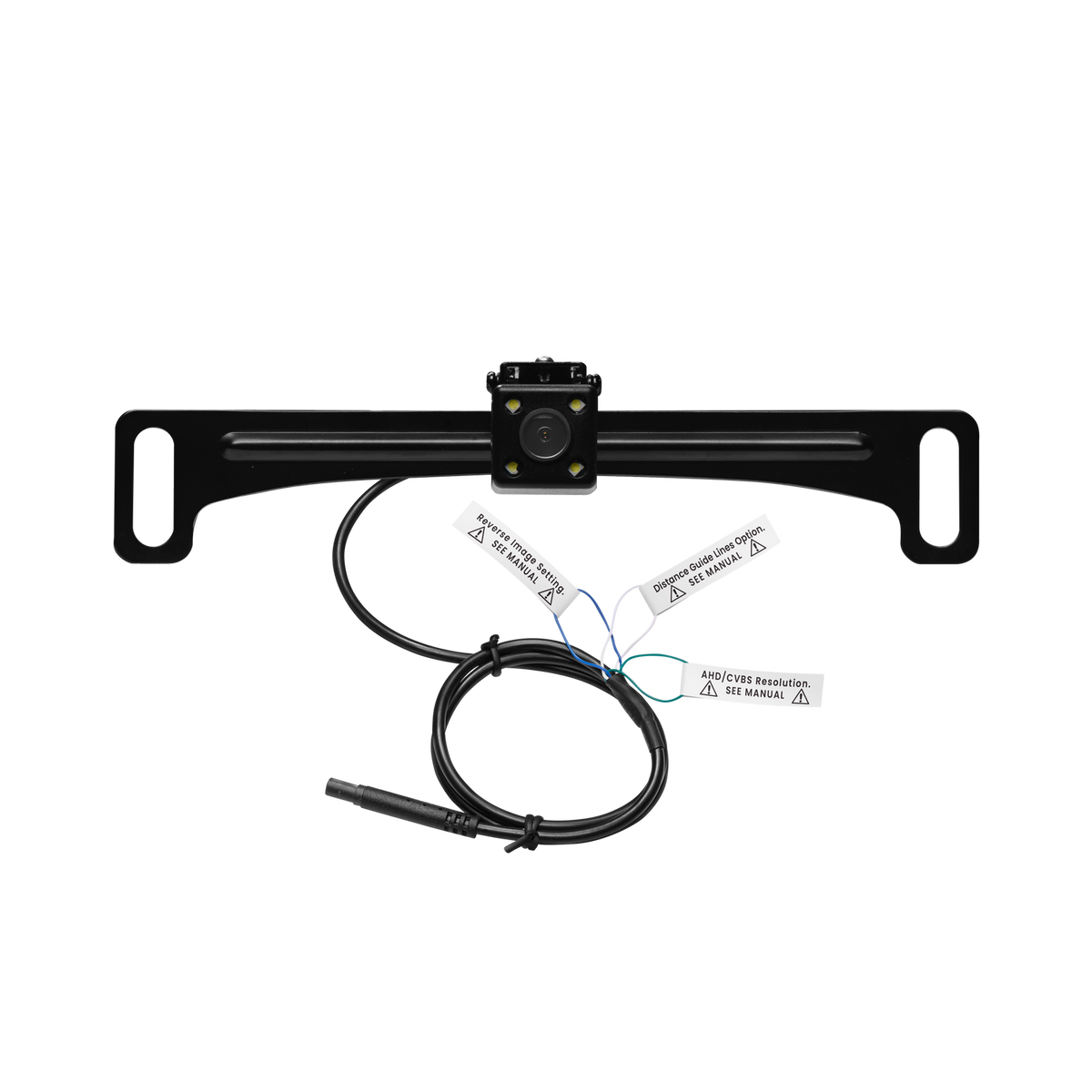 Boss Audio ELPC40B | Backup Camera – License Plate Mount, 170° Wide Angle, Low Light Visibility
