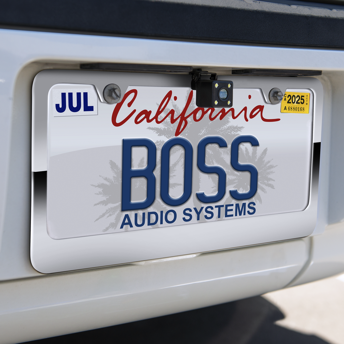 Boss Audio ELPC40B | Backup Camera – License Plate Mount, 170° Wide Angle, Low Light Visibility