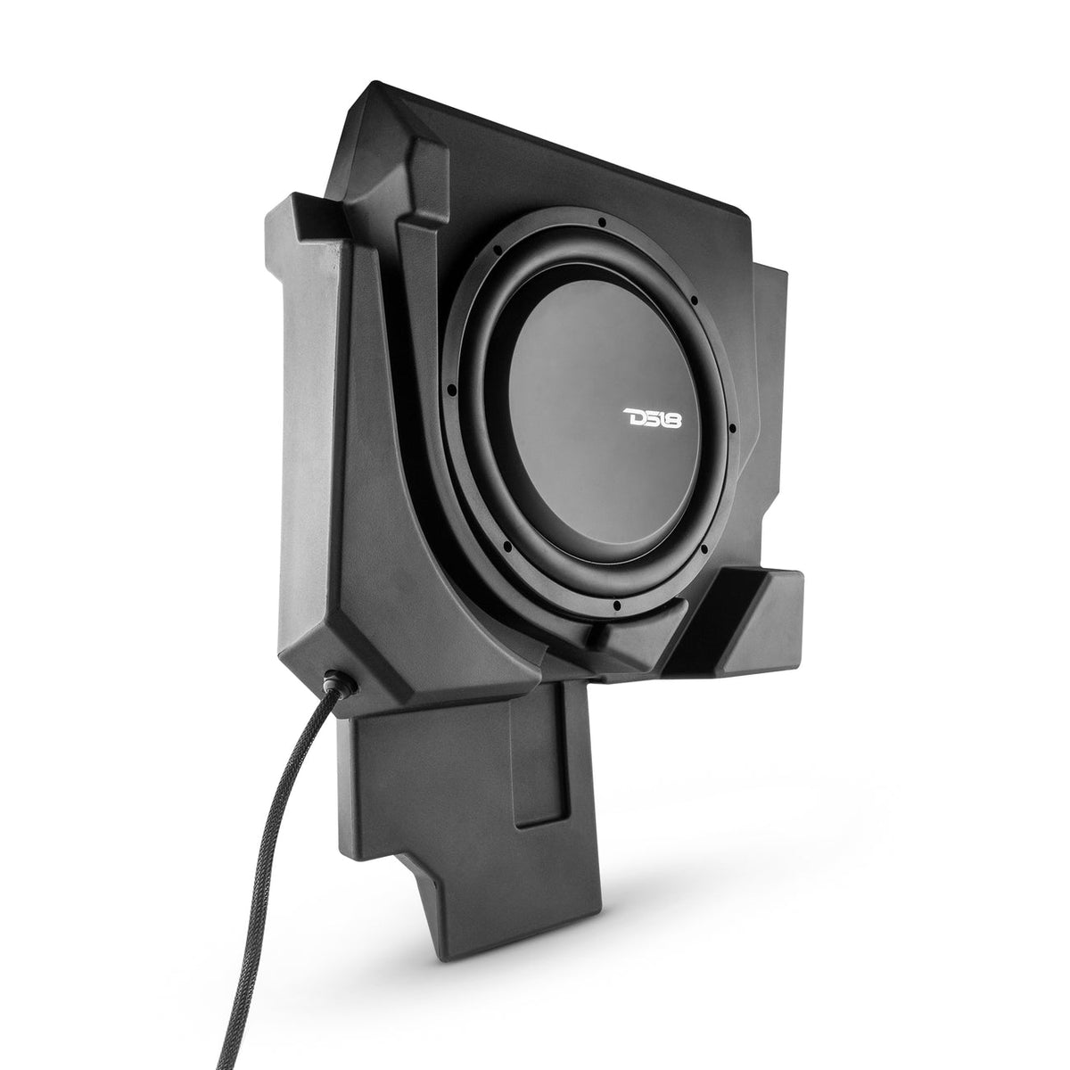 DS18 DS-CA-X3BASS/D Can-am Maverick X3 12" Under Seat Subwoofer Enclosure Driver Side - PSW12.4D Shallow Water Resistant Subwoofer Included