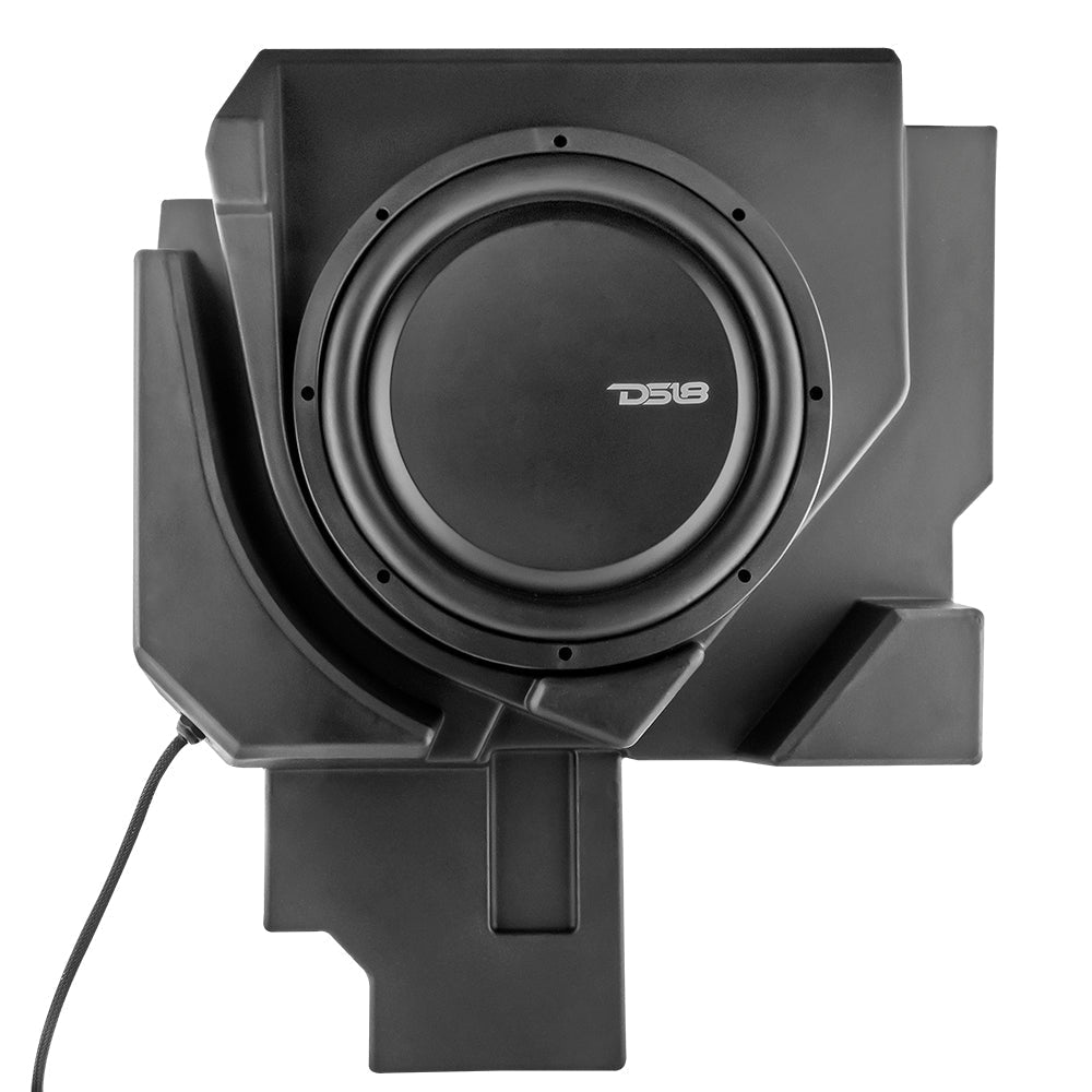 DS18 DS-CA-X3BASS/D Can-am Maverick X3 12" Under Seat Subwoofer Enclosure Driver Side - PSW12.4D Shallow Water Resistant Subwoofer Included