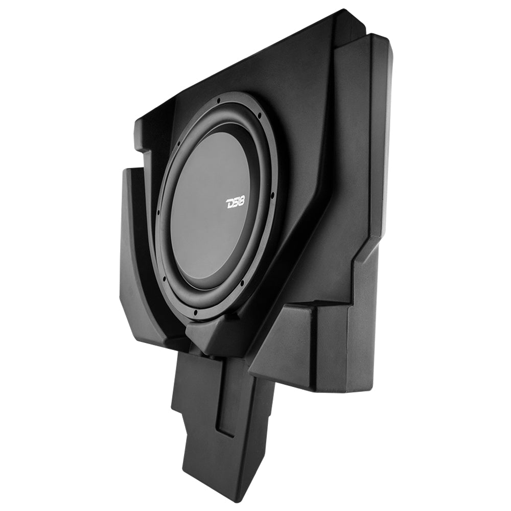 DS18 DS-CA-X3BASS/D Can-am Maverick X3 12" Under Seat Subwoofer Enclosure Driver Side - PSW12.4D Shallow Water Resistant Subwoofer Included