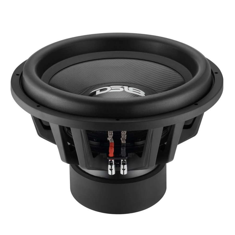 DS18 Carbon18.1D- 18" High Excursion Subwoofer with Carbon Fiber Cone | 3500W RMS / 7000W Peak | Dual 1-Ohm Voice Coil