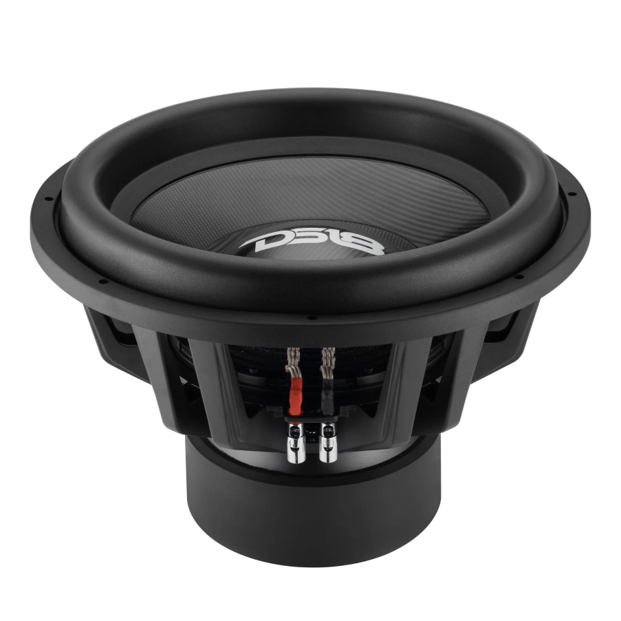 DS18 Carbon18.2D- 18" High Excursion Subwoofer with Carbon Fiber Cone | 3500W RMS / 7000W Peak | Dual 2-Ohm Voice Coil