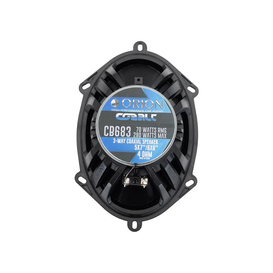 Orion Cobalt Series CB683 6x8" 3-Way Coaxial Speakers 70 Watts RMS | 280 Watts MAX