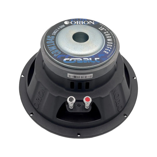 Orion CBW104S Cobalt Series 10″ Subwoofer – 300W RMS / 1200W Max, 4-Ohm Car Audio Subwoofer