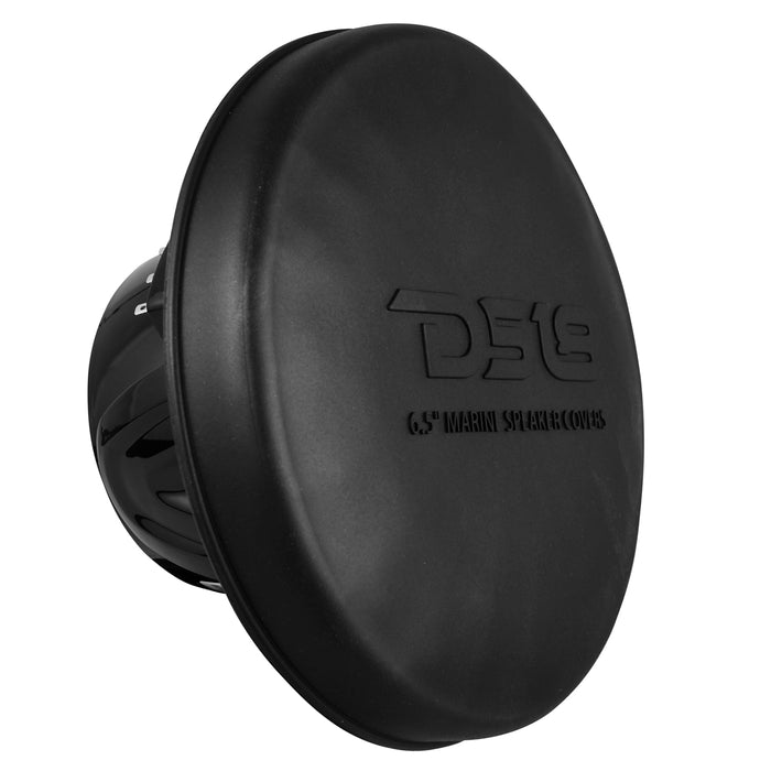 DS18 NXL 6.5” Marine Coaxial Speaker – RGB LED, 100W RMS, 4-Ohm, Black Carbon Fibe