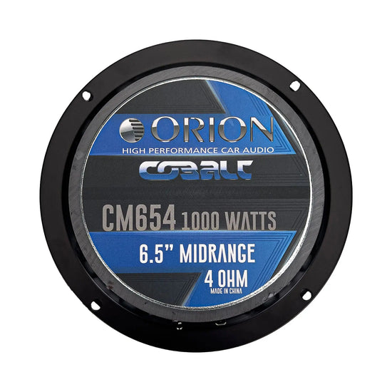 Orion CM654 6.5" Midrange Speakers Pair | 250W RMS 4 Ohm High Output Pro Audio