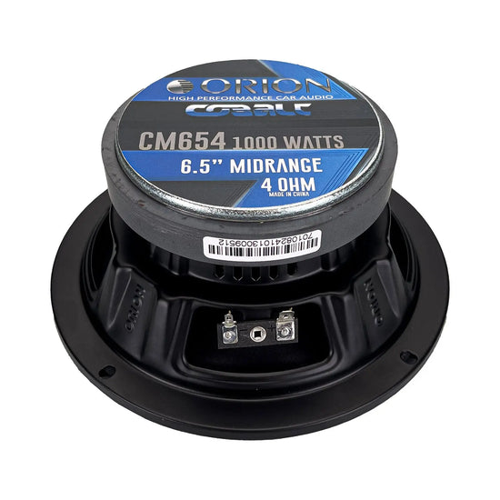 Orion CM654 6.5" Midrange Speakers Pair | 250W RMS 4 Ohm High Output Pro Audio