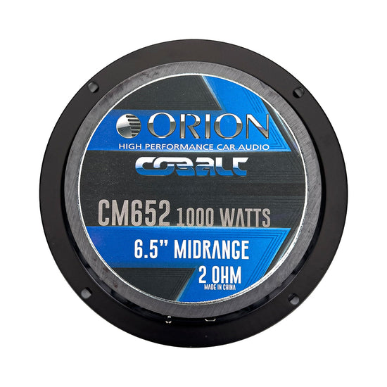 Orion CM652 High Efficiency 6.5" Midrange Bullet Speaker 2OHM 250 Watts RMS/ 1000 Watts MAX