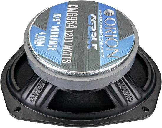 Orion CM6954 High Efficiency 6x9" Midrange Bullet Speaker 4-Ohm 300W RMS / 1200W MAX