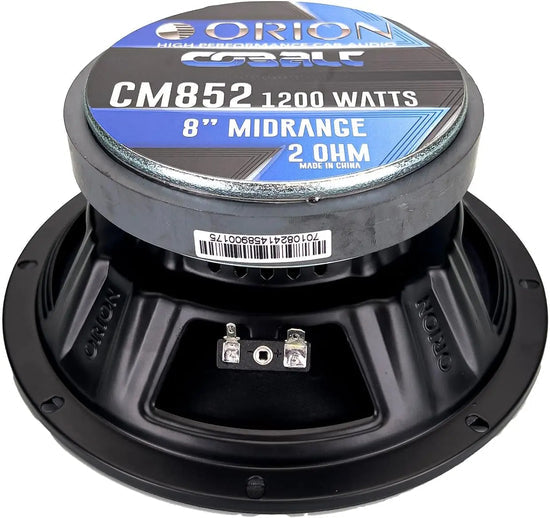 Orion CM852 Midrange Speaker 1200 Watts Max - 300 Watts RMS