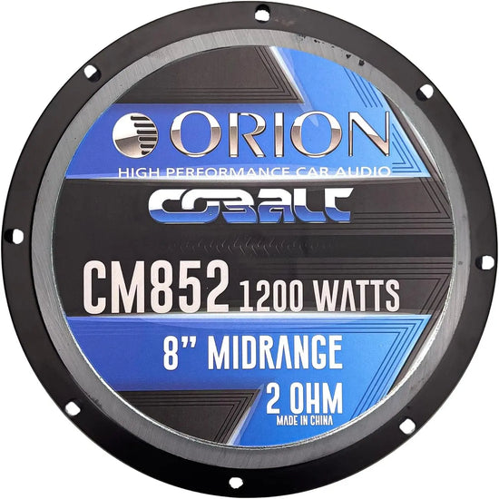 Orion CM852 Midrange Speaker 1200 Watts Max - 300 Watts RMS