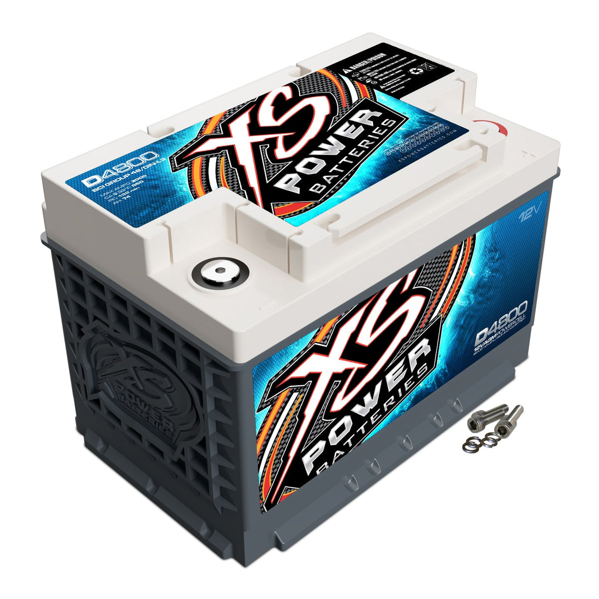 XS Power XS-D4800 XSPOWER D4800 12V BCI Group 48, AGM Battery, 2000W/3300W Range
