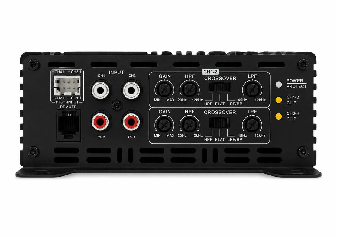 Deaf Bonce Apocalypse ATOM-400.4 PRO 4-Channel Amplifier, 1 Ohm Stable, 4 x 400W RMS