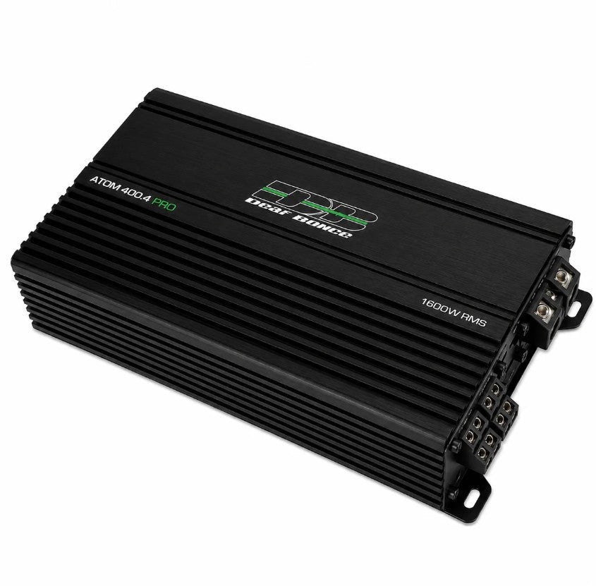 Deaf Bonce Apocalypse ATOM-400.4 PRO 4-Channel Amplifier, 1 Ohm Stable, 4 x 400W RMS