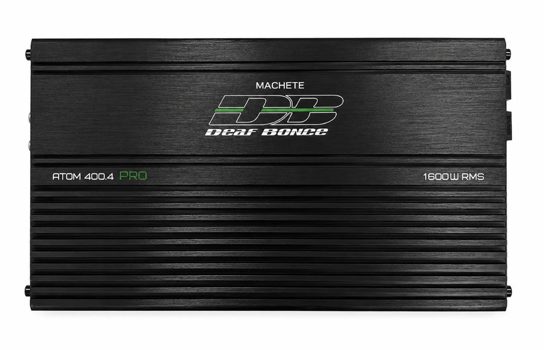 Deaf Bonce Apocalypse ATOM-400.4 PRO 4-Channel Amplifier, 1 Ohm Stable, 4 x 400W RMS