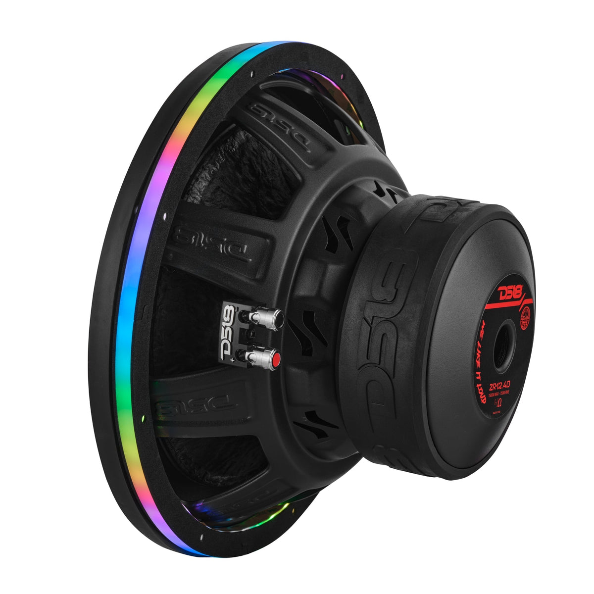 DS18 DLRING12 12" Digital LED Acrylic Ring for Speakers and Subwoofers - LC-DRM App Control DS18