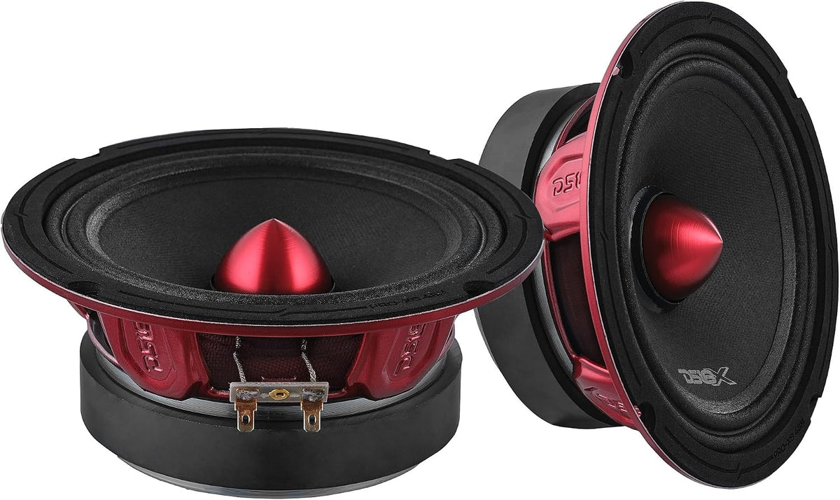 DS18 DS-PRO-X6.4BM PRO-X 6.5 Inch Mid-Range Loudspeaker W/ Bullet 450 Watts 4-Ohm DS18