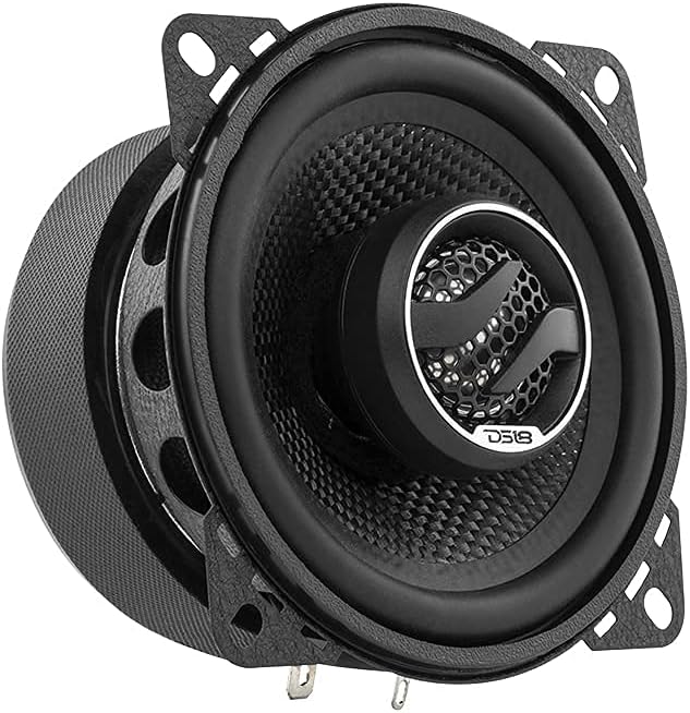 DS18 DS-ZXI-44 ELITE 4 Inch 2-Way Coaxial Speakers with Kevlar Cone 120 Watts 4-Ohm DS18