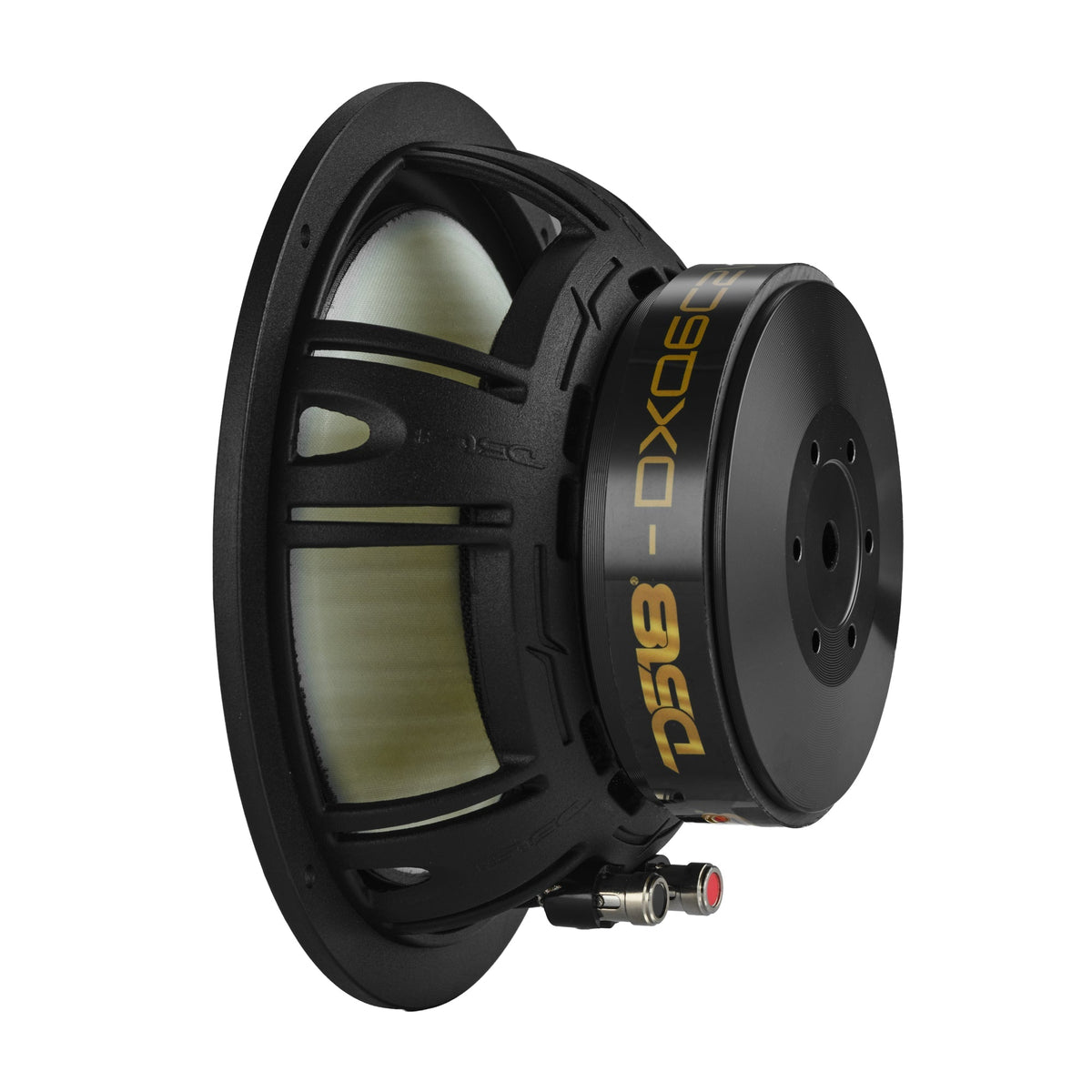 DS18 DXQ6C2 DXQ 6.5" 2-Way Component Speaker Set - 150W RMS, 4-Ohm, Yellow Straw Composite Cone DS18