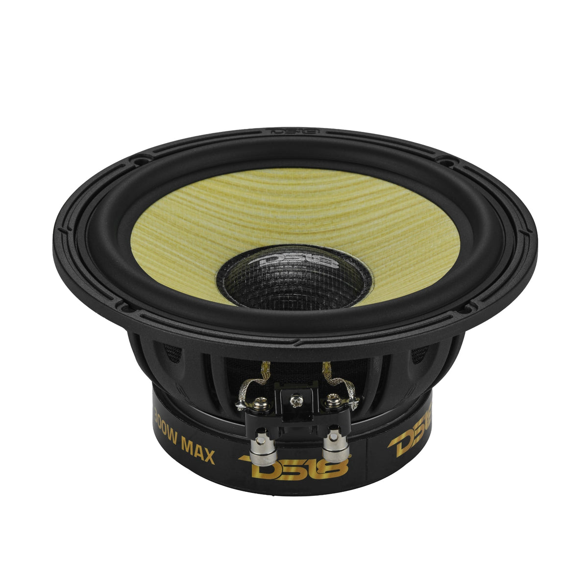 DS18 DXQ6C2 DXQ 6.5" 2-Way Component Speaker Set - 150W RMS, 4-Ohm, Yellow Straw Composite Cone DS18