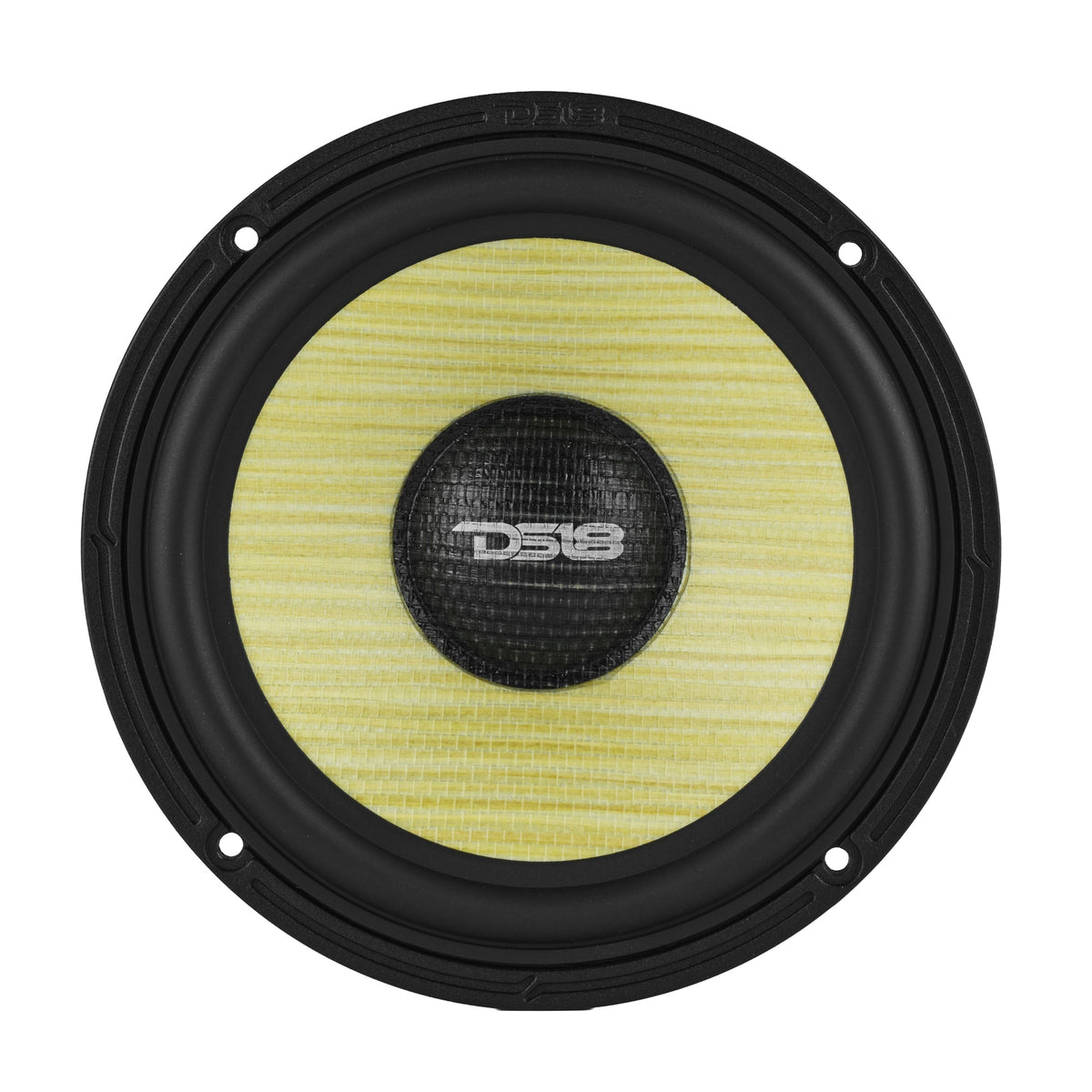 DS18 DXQ6C2 DXQ 6.5" 2-Way Component Speaker Set - 150W RMS, 4-Ohm, Yellow Straw Composite Cone DS18