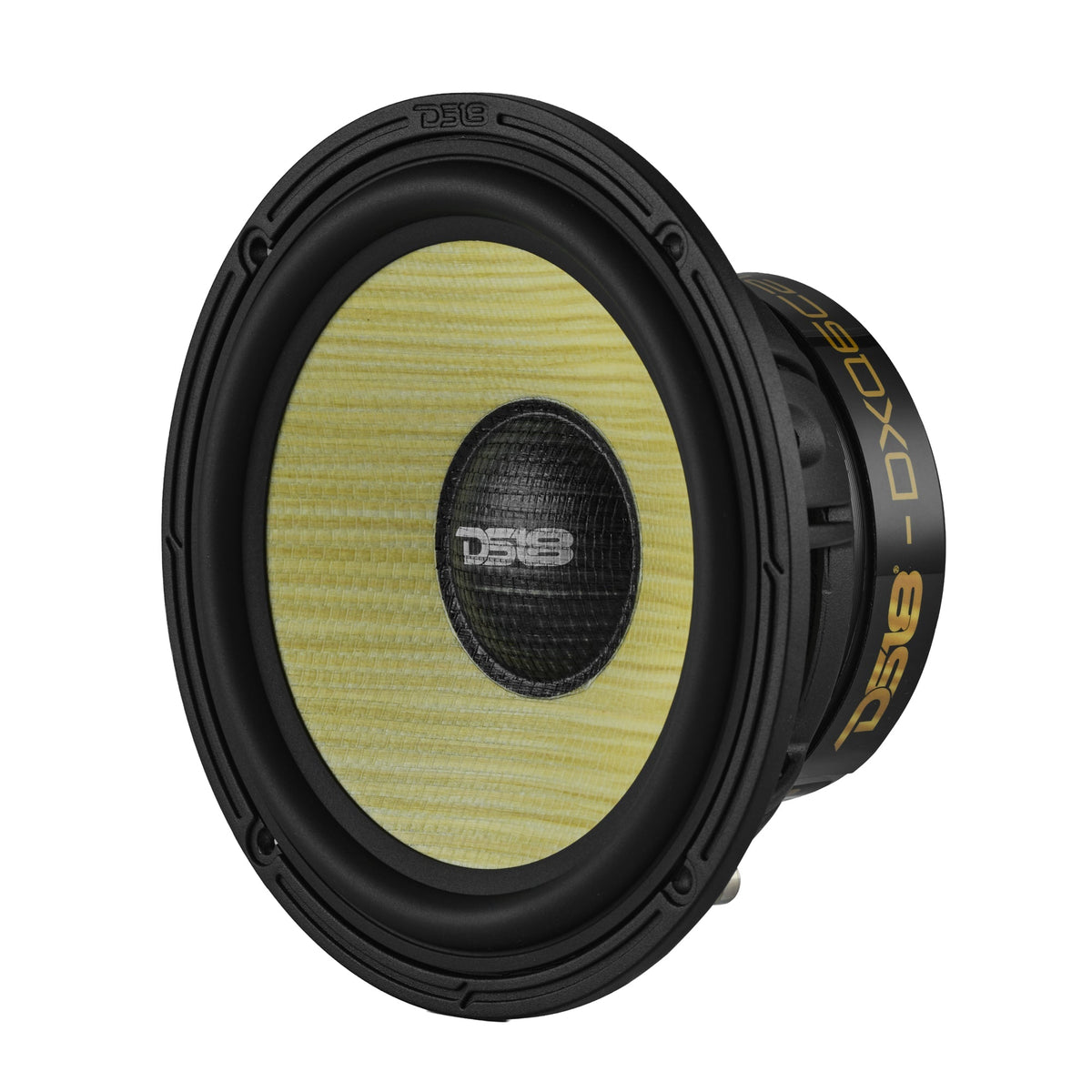 DS18 DXQ6C2 DXQ 6.5" 2-Way Component Speaker Set - 150W RMS, 4-Ohm, Yellow Straw Composite Cone DS18