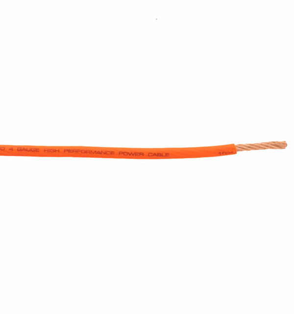 Elite Audio EA-PRM4G-PWR 4 Gauge CCA Power Wire – 100ft Spool | High-Performance Car Amp Cable