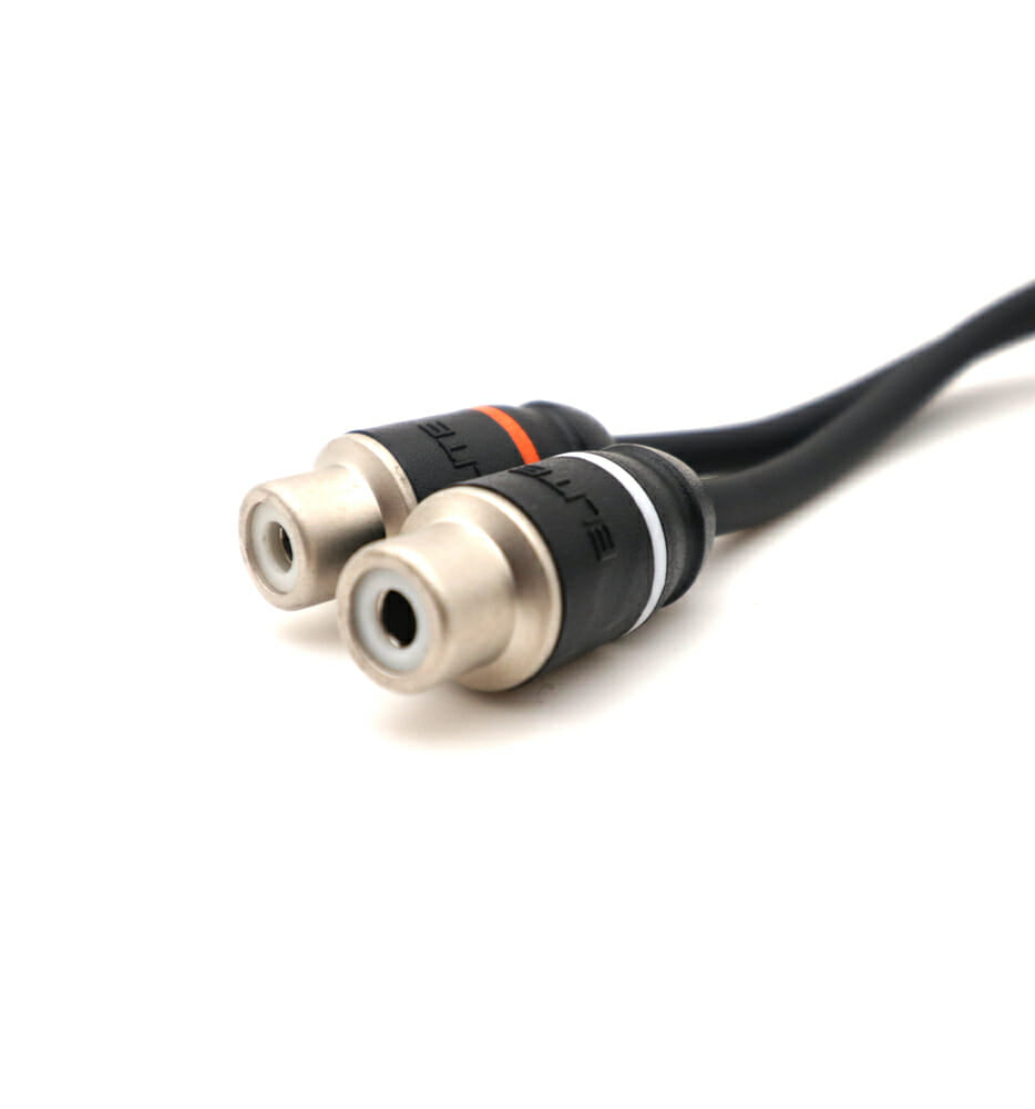 Elite Audio EA-PRMY2F RCA Y-Adapter | 100% OFC Copper | Dual Female to Male Twisted Pair with Noise Reduction