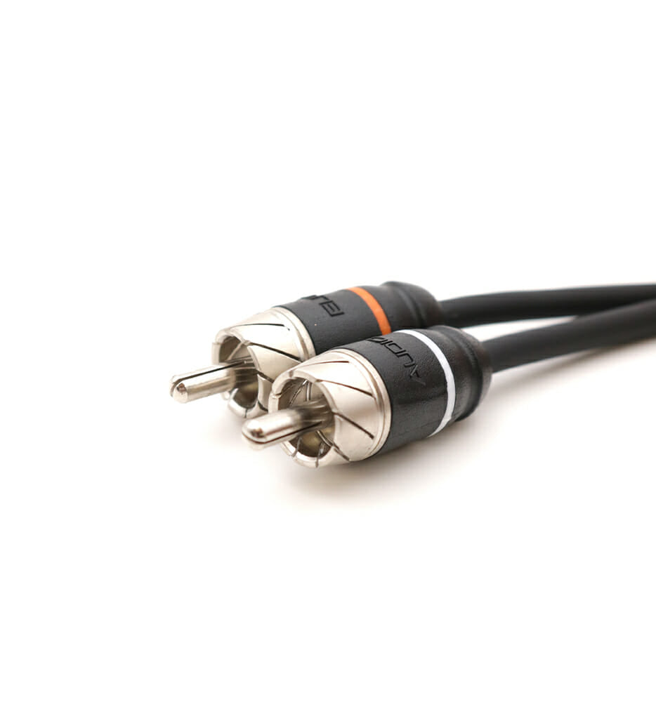 Elite Audio EA-PRMY2M RCA Y-Adapter Cable | 2 Male to 1 Female | 100% OFC Copper | Premium Audio Splitter