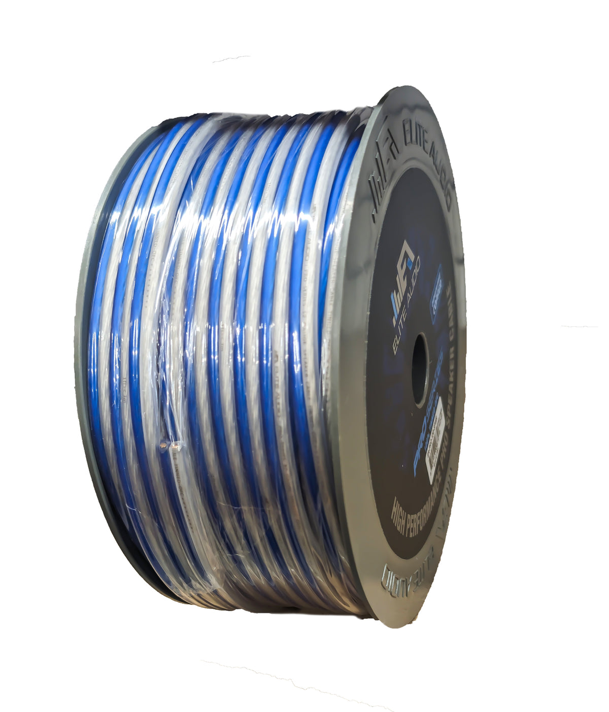 Elite Audio EA-PRO-4G-PWR 4-Gauge Power Wire – 100 ft Tinned 100% Copper (Blue)