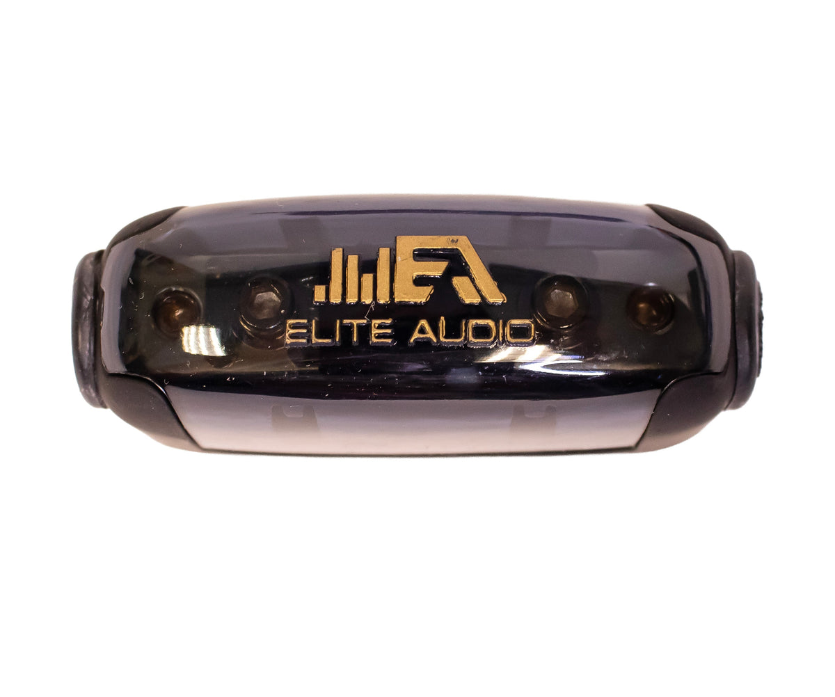 Elite Audio PROK4-5CH FS 5-Channel Car Audio Wiring Kit – Full Gauge Tinned Copper OFC 4 Gauge Power, 6-Channel PRO RCA, Speaker Wire & ANL Fuse