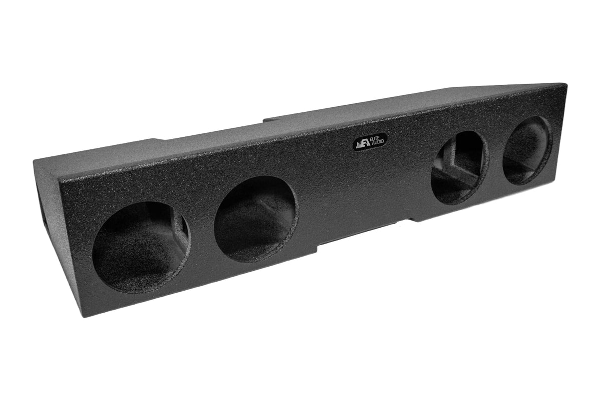 Elite Audio Quad 8" Ported Subwoofer Box, Silverado/Sierra Crew Cab 2019+