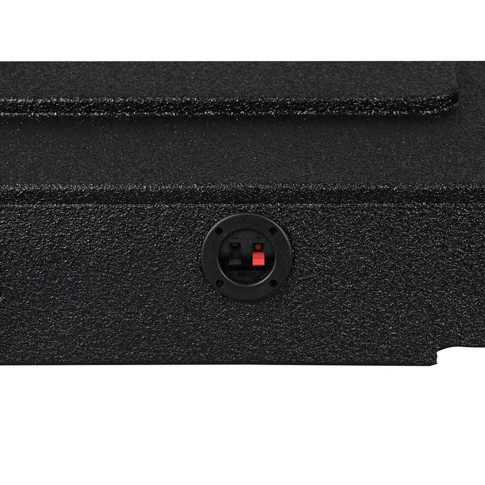DS18 Loaded 2 x 8" Subwoofer Enclosure for Chevy/GMC Crew Cabs (2007-2024) and Ford F-150/Super Duty Crew Cabs (2009-2024)