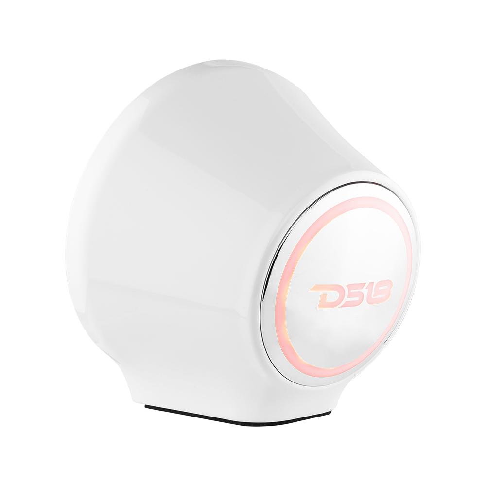 DS18 DS-EN-JS6/WH 6.5 Inch Flat Mount Speaker Pod Universal for Any Application White DS18