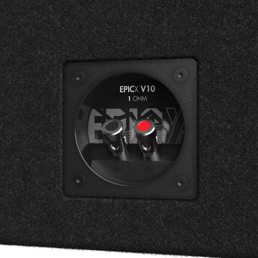 Audio Control EPICXV10 Series 10" Vented Subwoofer Enclosure – 400W/500W RMS High-Power Bass Box