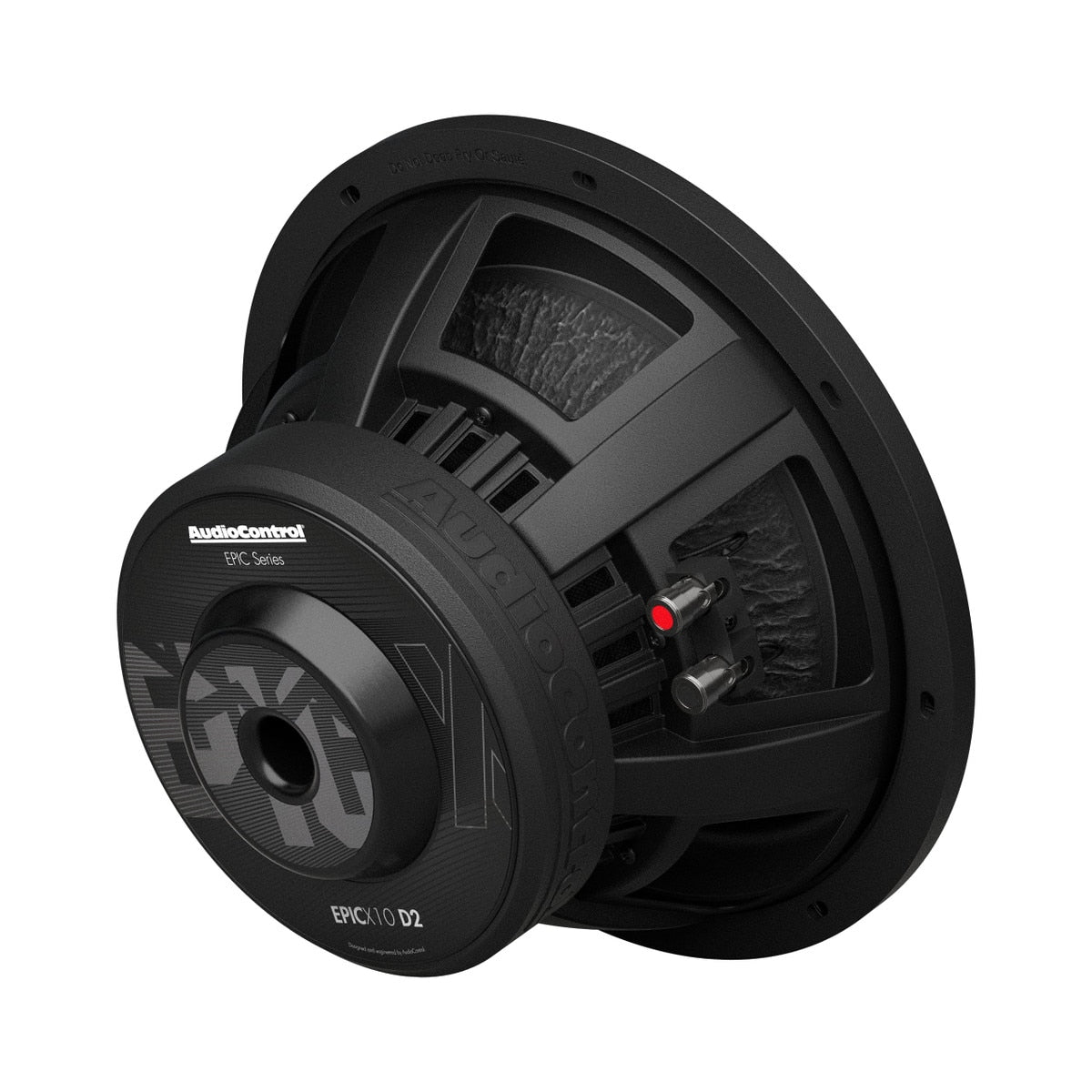 AudioControl EPICX10D2 EPICX Series Car Audio 10" Subwoofer, 500 Watt RMS/750 Watt Max, 2 Ohm, Dual Voice Coil (DVC)