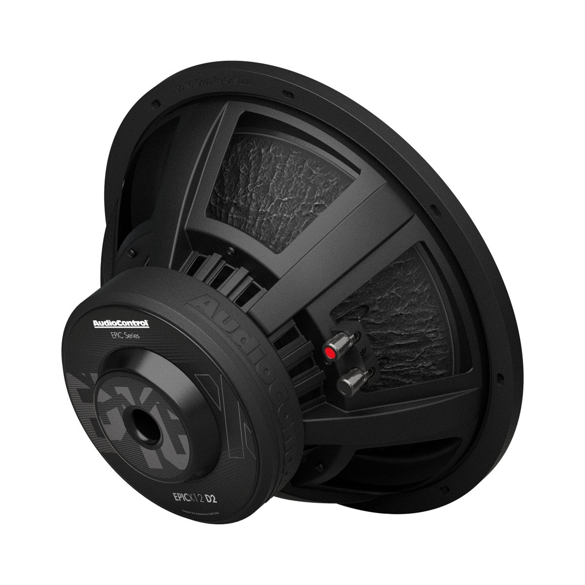 AudioControl EPICX12D2 EPICX Series Car Audio 12" Subwoofer, 500 Watt RMS/750 Watt Max, 2 Ohm, Dual Voice Coil (DVC)