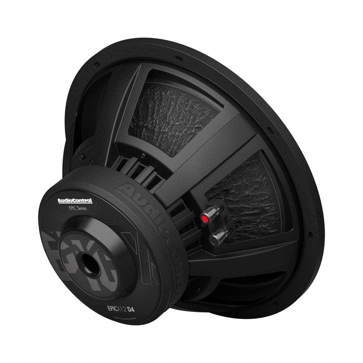 AudioControl EPICX12D4 EPICX Series Car Audio 12" Subwoofer, 500 Watt RMS/750 Watt Max, 4 Ohm, Dual Voice Coil (DVC)