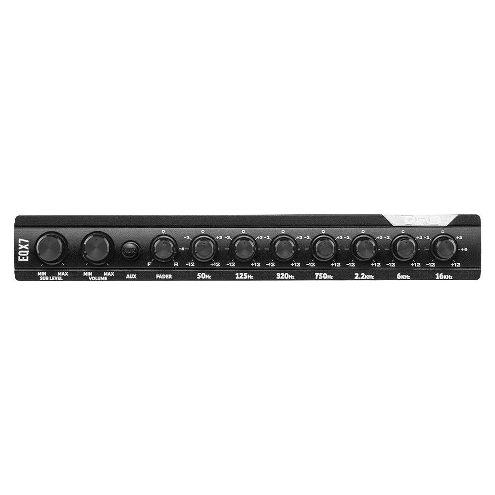 DS18 DS-EQX7 High Volt 7-Band Equalizer W/ High Level Input and Auto Turn On DS18