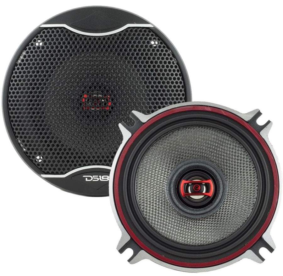 DS18 DS-EXL-SQ4.0 EXL 4 Inch 2-Way Coaxial Speaker W/ Fiber Glass Cone 340 Watts 3-Ohm DS18