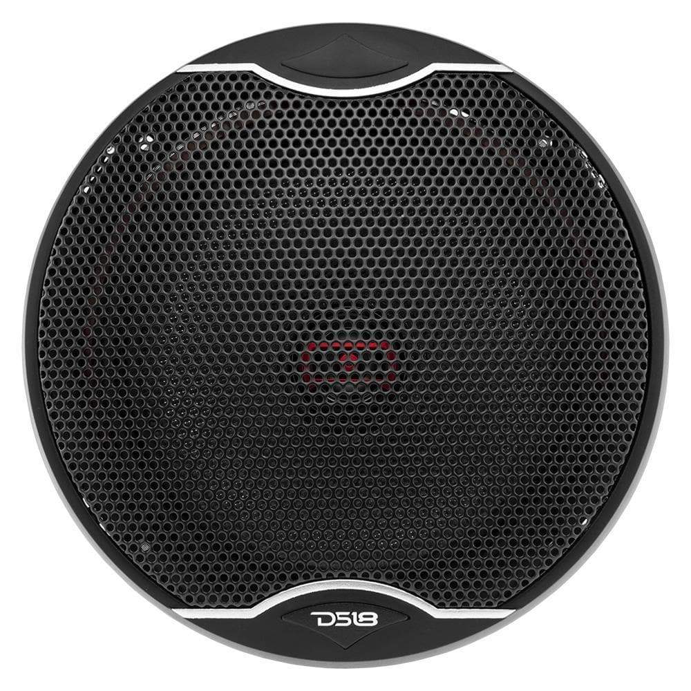 DS18 DS-EXL-SQ6.5 EXL 6.5 Inch 2-Way Coaxial Speaker W/ Fiber Glass Cone 400 Watts 3-Ohm DS18