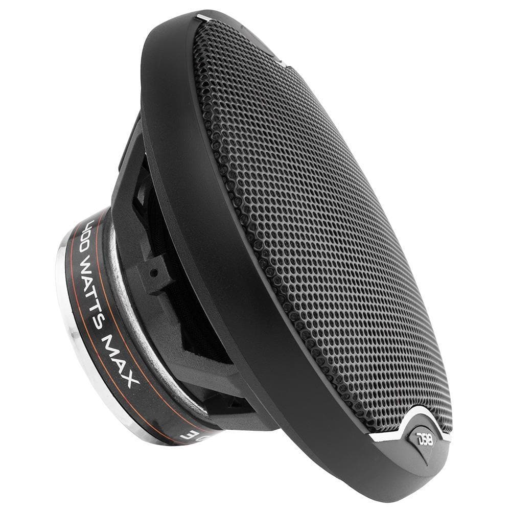 DS18 DS-EXL-SQ6.5 EXL 6.5 Inch 2-Way Coaxial Speaker W/ Fiber Glass Cone 400 Watts 3-Ohm DS18