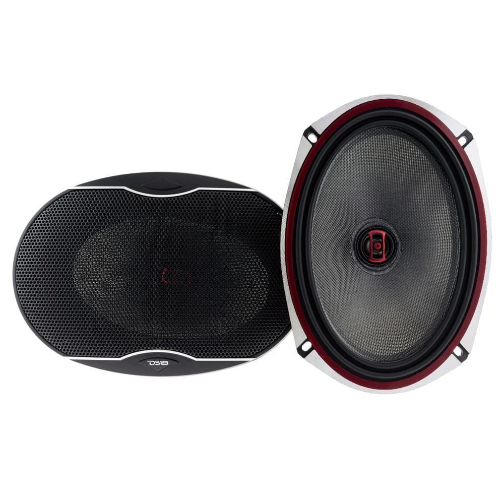DS18 DS-EXL-SQ6.9 EXL 6x9 Inch 2-Way Coaxial Speaker W/ Fiber Glass Cone 560 Watts 3-Ohm DS18