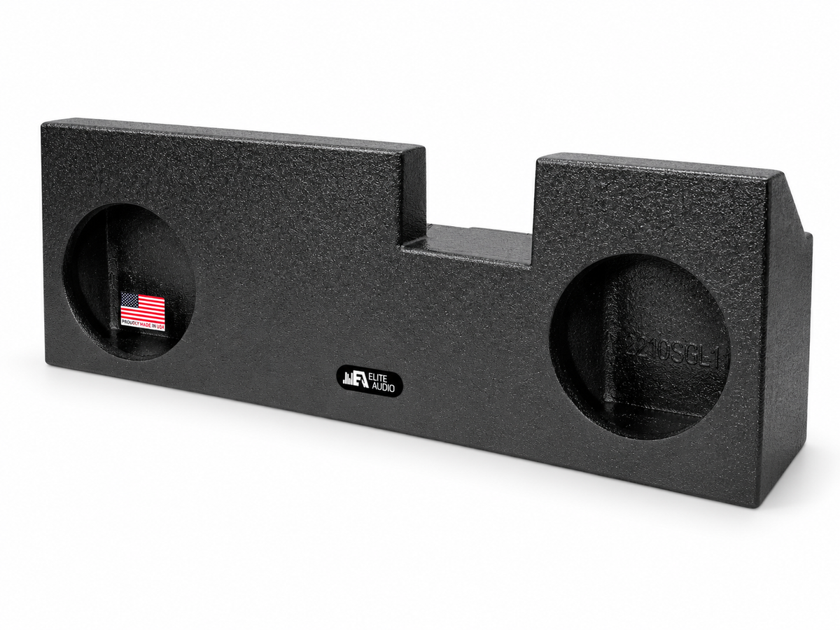 Elite Audio Dual 10" Sealed Subwoofer Box, Jeep Gladiator 2018+