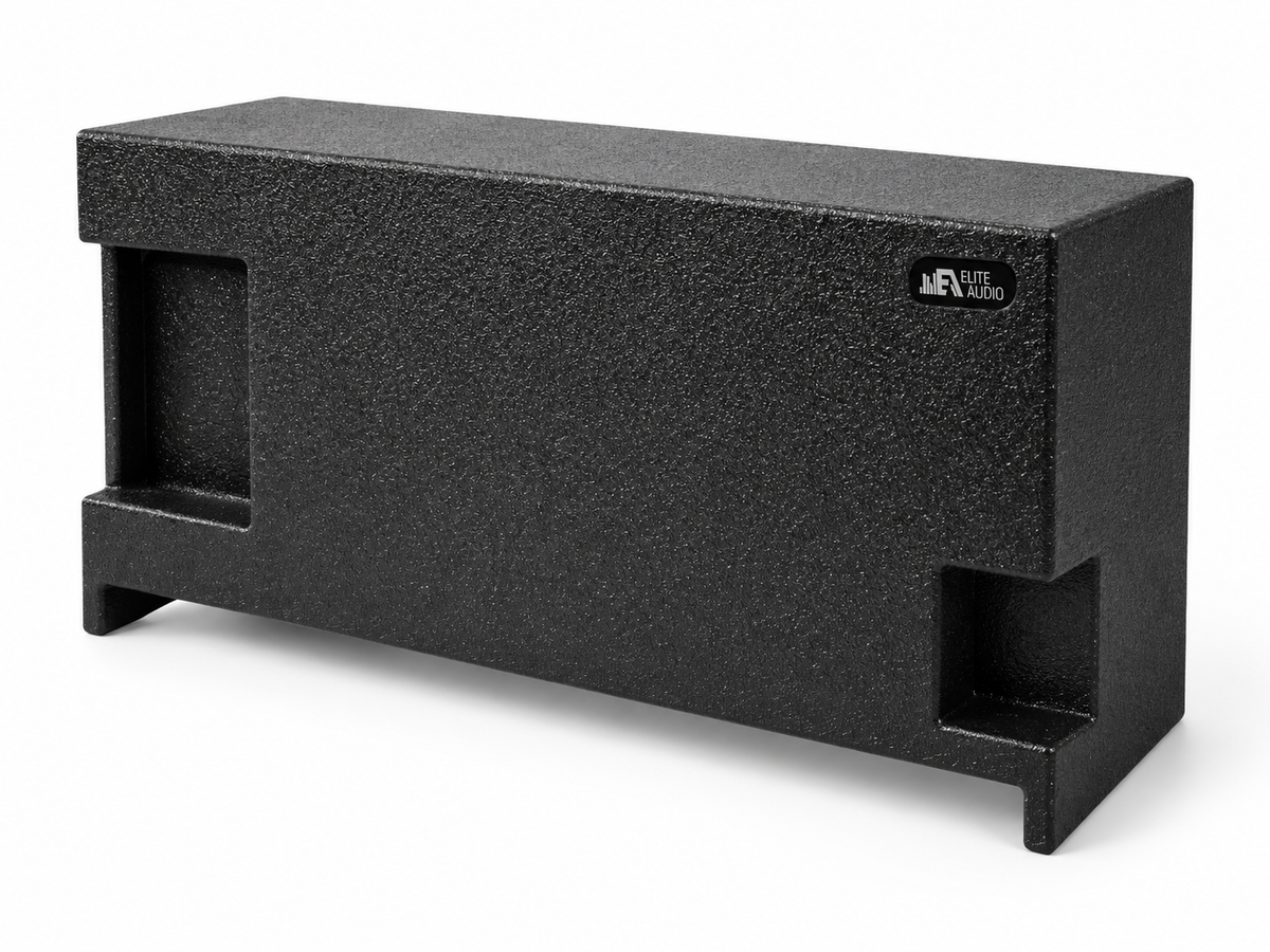 Elite Audio Dual 10" Sealed Subwoofer Box, Jeep Wrangler YJ/TJ 2-Door 1987-2006