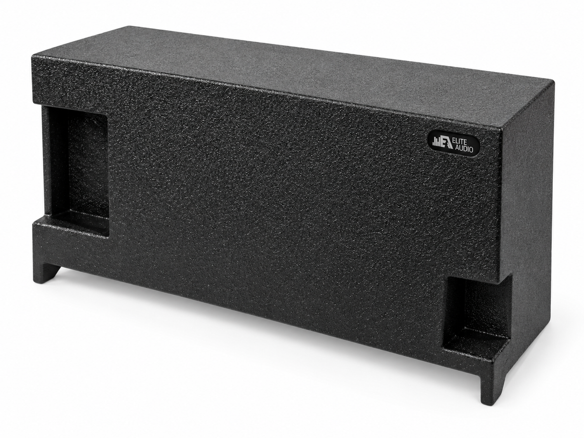 Elite Audio Dual 10" Sealed Subwoofer Box, Jeep Wrangler YJ/TJ 2-Door 1987-2006